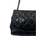 Chanel Black Quilted Calfskin Portobello Flap Bag 2013