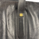 Loewe Vintage Black Calfskin Carryall Handbag