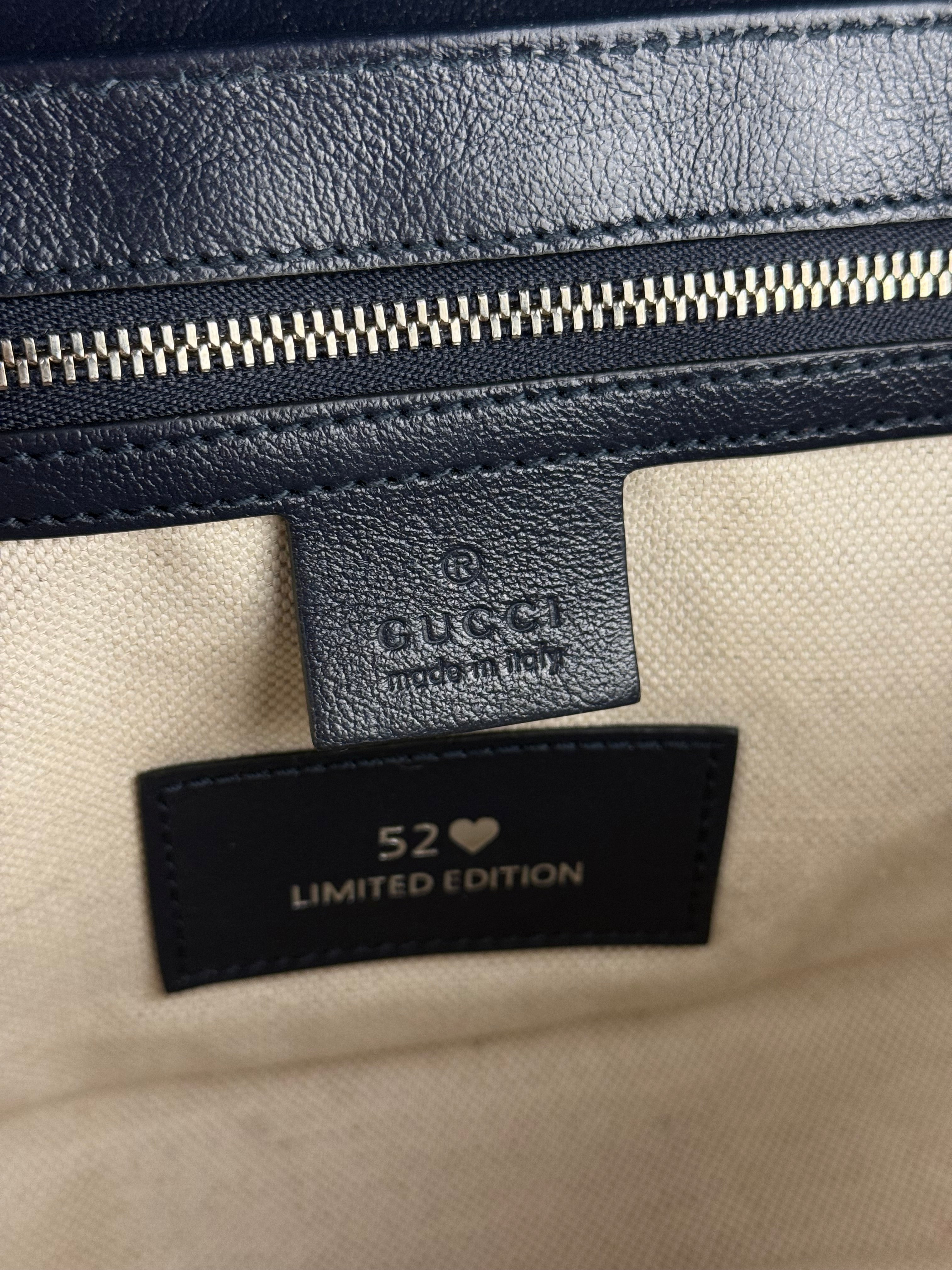 Gucci GG Red Marmont Flap Chain Shoulder Bag