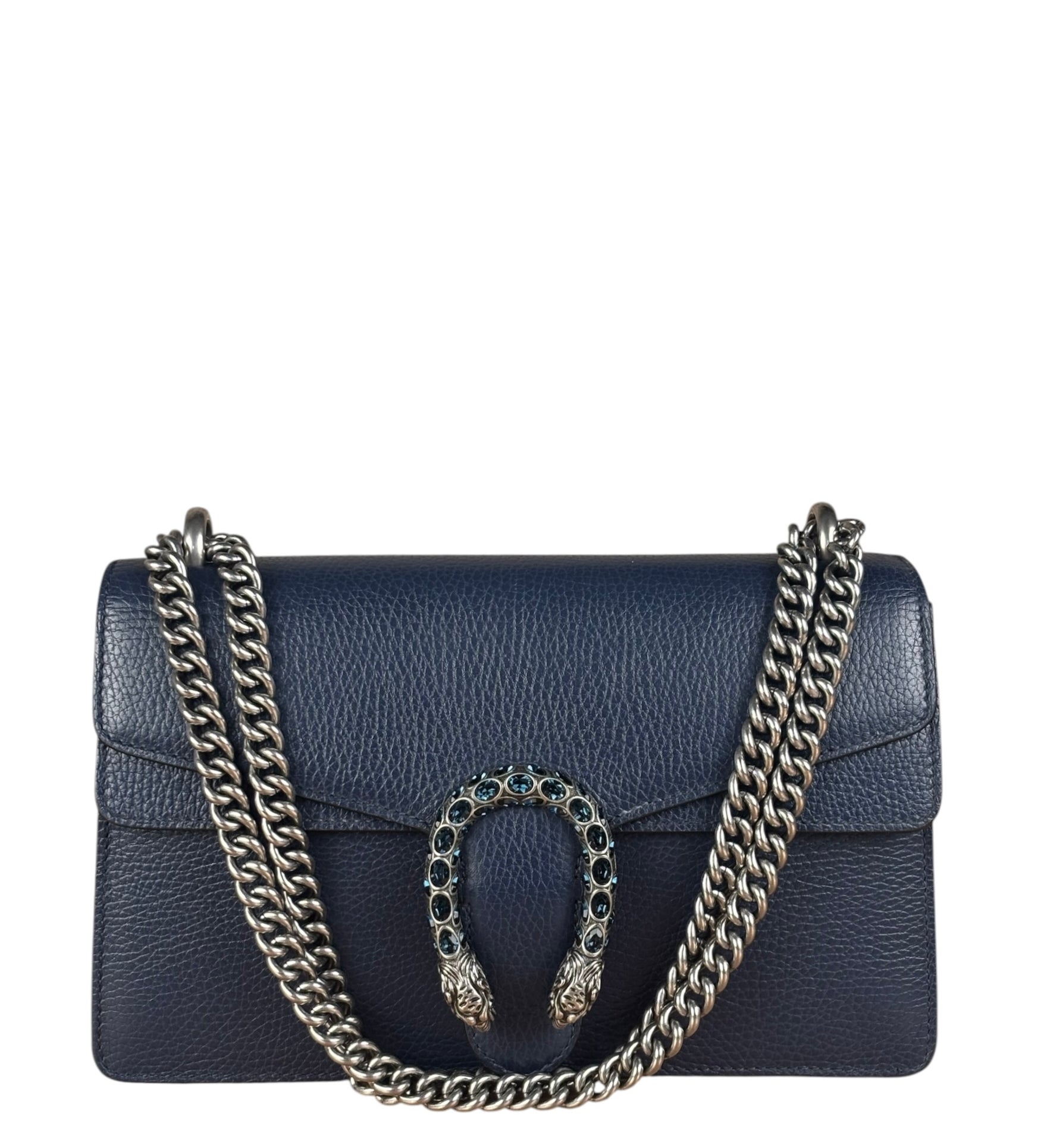 Gucci Navy Blue Dionysus Shoulder Bag