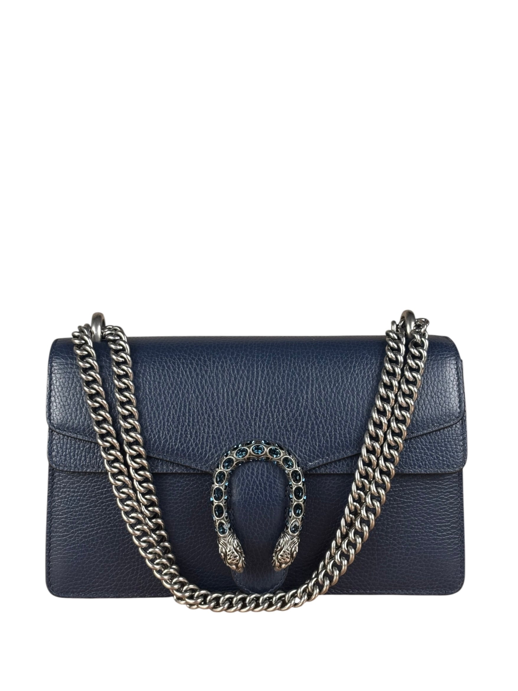 Gucci Navy Blue Dionysus Shoulder Bag