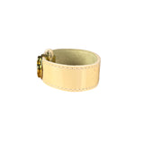 Louis Vuitton Monogram Vernis Logo Bracelet Yellow