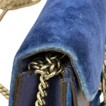 Gucci Blue Velvet Mini Dionysus Chain Bag