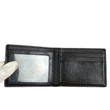 Coach Black Leather Slim Bifold Wallet