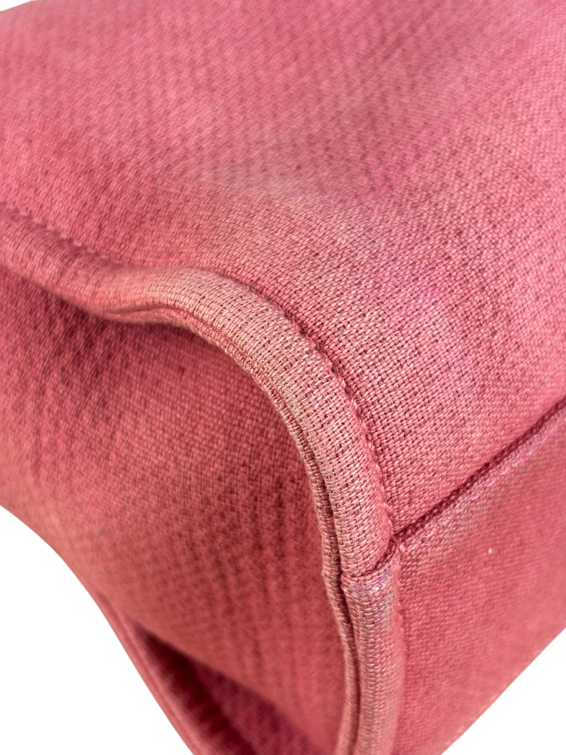 Chanel Coral Pink Medium Deauville Shopping Tote Bag 2014