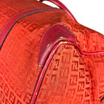 Fendi FF Vintage Boston Bag Red