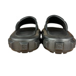 Balmain Ari Black Rubber Sandals