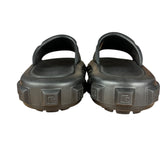 Balmain Ari Black Rubber Sandals