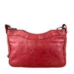 Balenciaga Fuchsia Leather Le City Crossbody