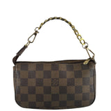 Louis Vuitton Damier Ebene Mini Pochette (Replacement Chain)