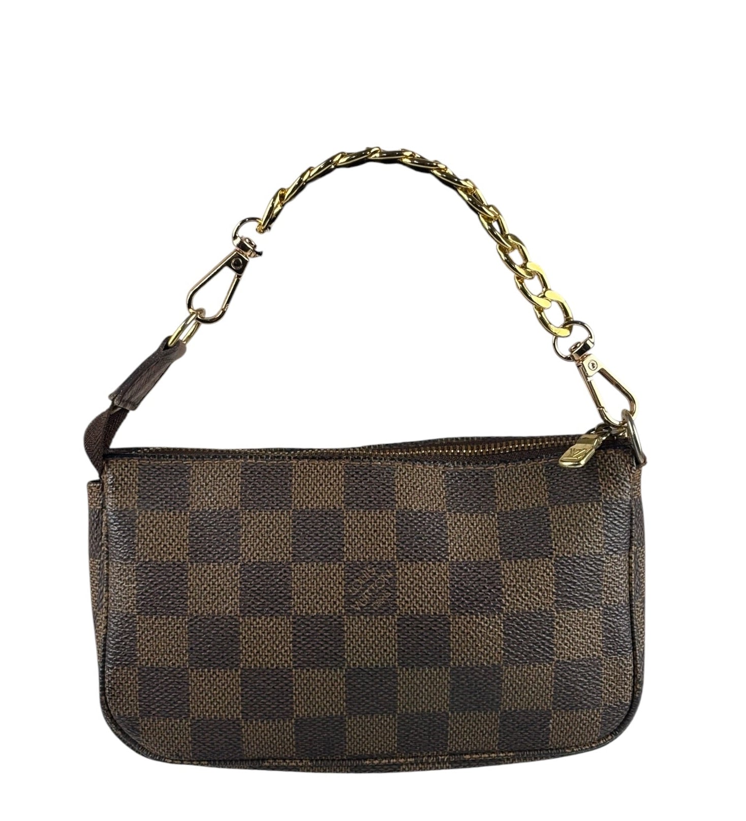 Louis Vuitton Damier Ebene Mini Pochette (Replacement Chain)