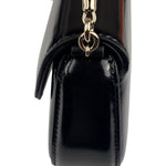 Gucci Black Leather Bamboo Night Small Clutch/Pochette