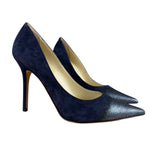 Jimmy Choo Romy Navy Blue Suede Pointed Toe Pumps