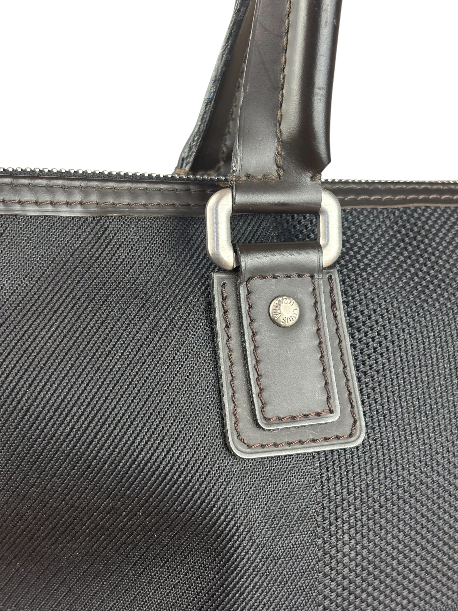 Louis Vuitton Black Damier Canvas Geant Tote