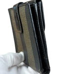 Fendi Vintage Striped Pequin Wallet