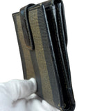 Fendi Vintage Striped Pequin Wallet