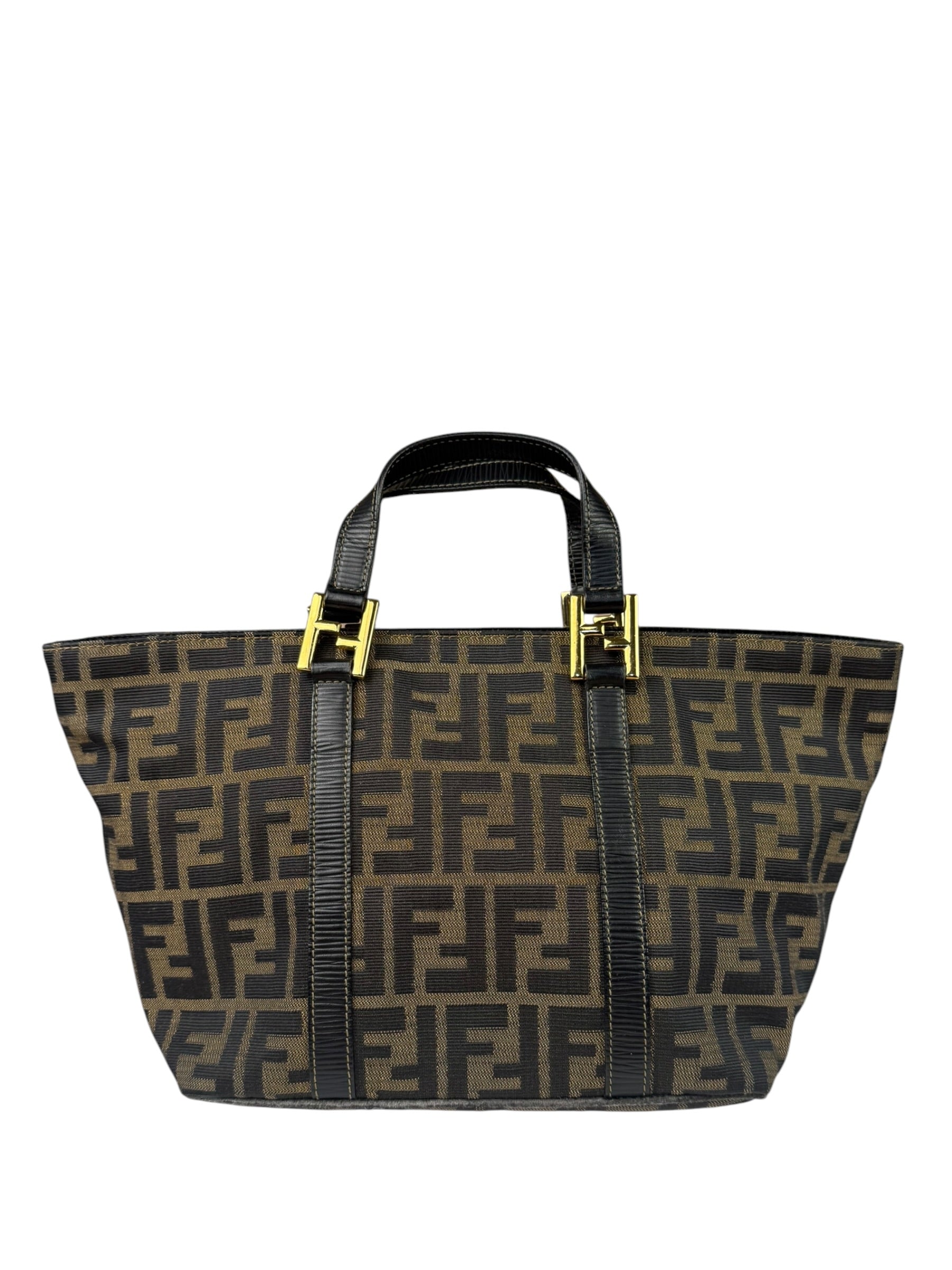 Fendi FF Vintage Zucca Print Top Handle Tote