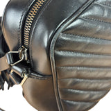 Yves Saint Laurent Black Leather Lou Camera Bag