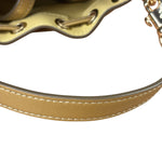 Coach Yellow Gold Mini Bucket Crystal Two-Way Bag