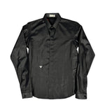Christian Dior Bee Black Polyester Button-Up Shirt
