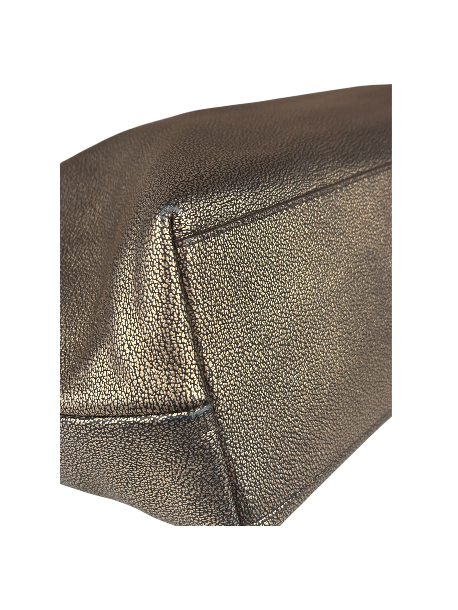 Coach Metallic Bronze Leather Chicago Ellis Tote Bag