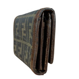 Fendi Zucca Monogram Canvas Trifold Wallet