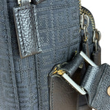 Givenchy Black Canvas Leather Lined Crossbody