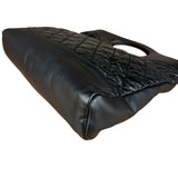 Chanel 31 Black Leather Quilted Shopping Clutch Shoulder Bag 2018