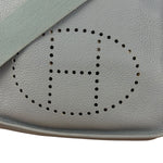 Hermes Evelyne Clemence Light Blue Leather Shoulder Bag