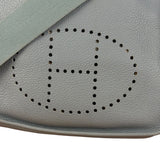 Hermes Evelyne Clemence Light Blue Leather Shoulder Bag