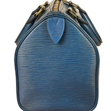 Louis Vuitton Blue Epi Leather Speed 25
