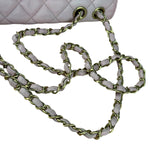 Chanel Pink CC Quilted Timeless Classique Flap 2015