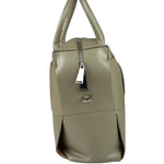 Bottega Veneta Olive Green Leather Intrecciato Arco Two-Way Bag