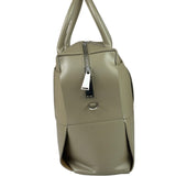 Bottega Veneta Olive Green Leather Intrecciato Arco Two-Way Bag