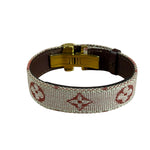 Louis Vuitton Pink Monogram Mini Lin Bracelet