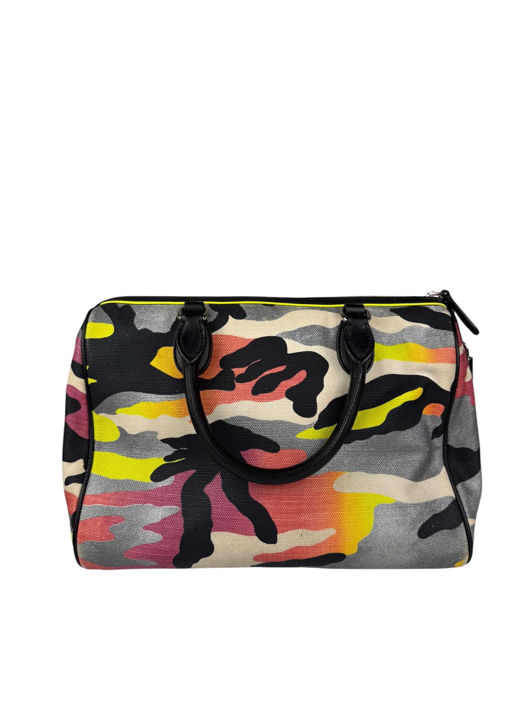 Christian Dior x Anselm Reyle Camouflage Boston Bag