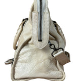 Balenciaga Ivory Leather Classic City Bag