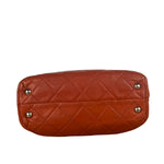 Chanel Red Quilted Calfskin In The Business Tote 2011