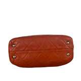 Chanel Red Quilted Calfskin In The Business Tote 2011