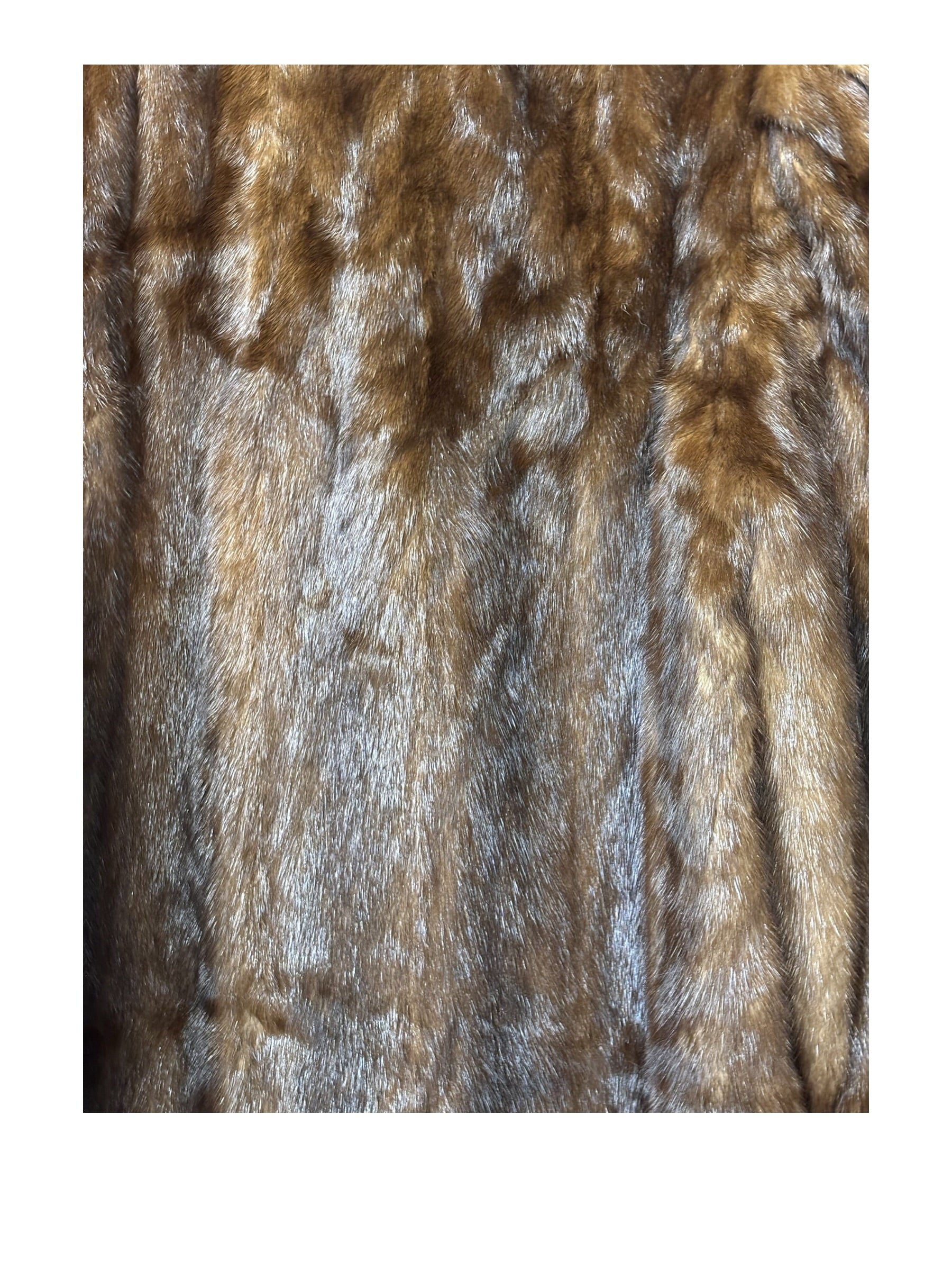Saikatsu Vintage Brown Mink Fur Coat