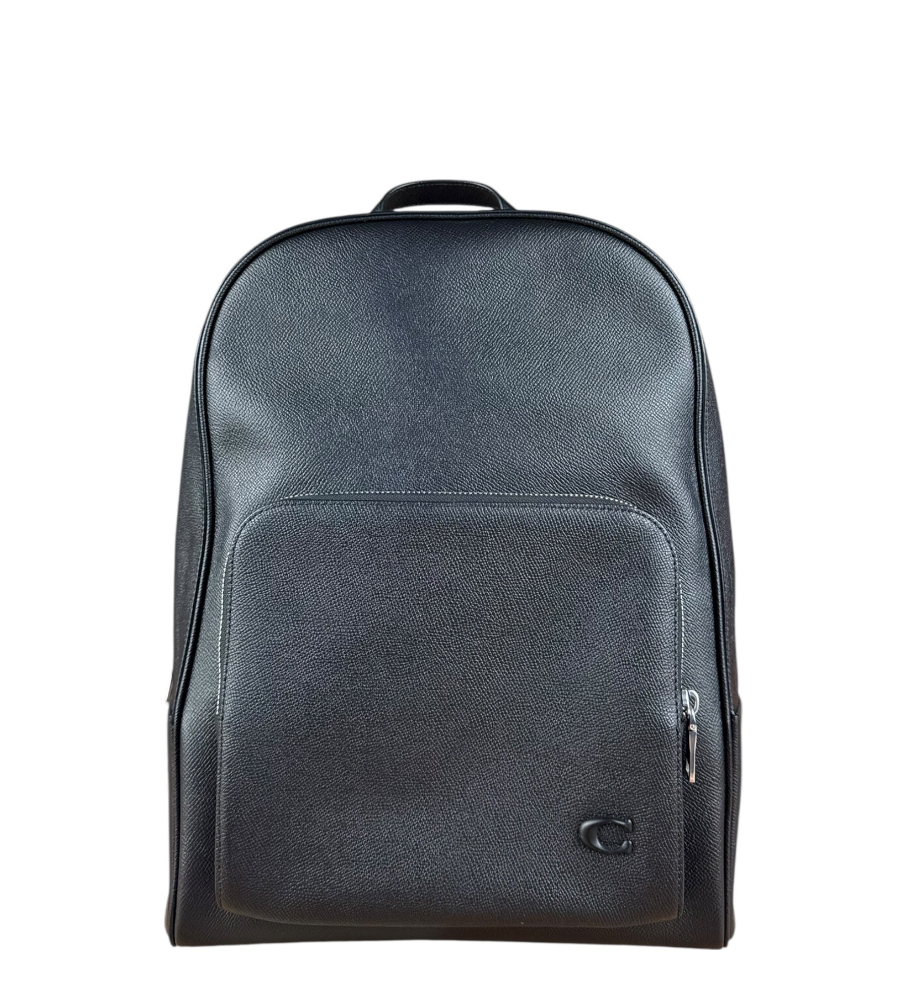 Coach Black Crossgrain Leather Wade Backpack