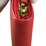 Prada Vintage Pink Saffiano Leather Long Wallet
