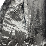 Moon Bat x Golden Leaf Vintage Black Rabbit Fur Coat
