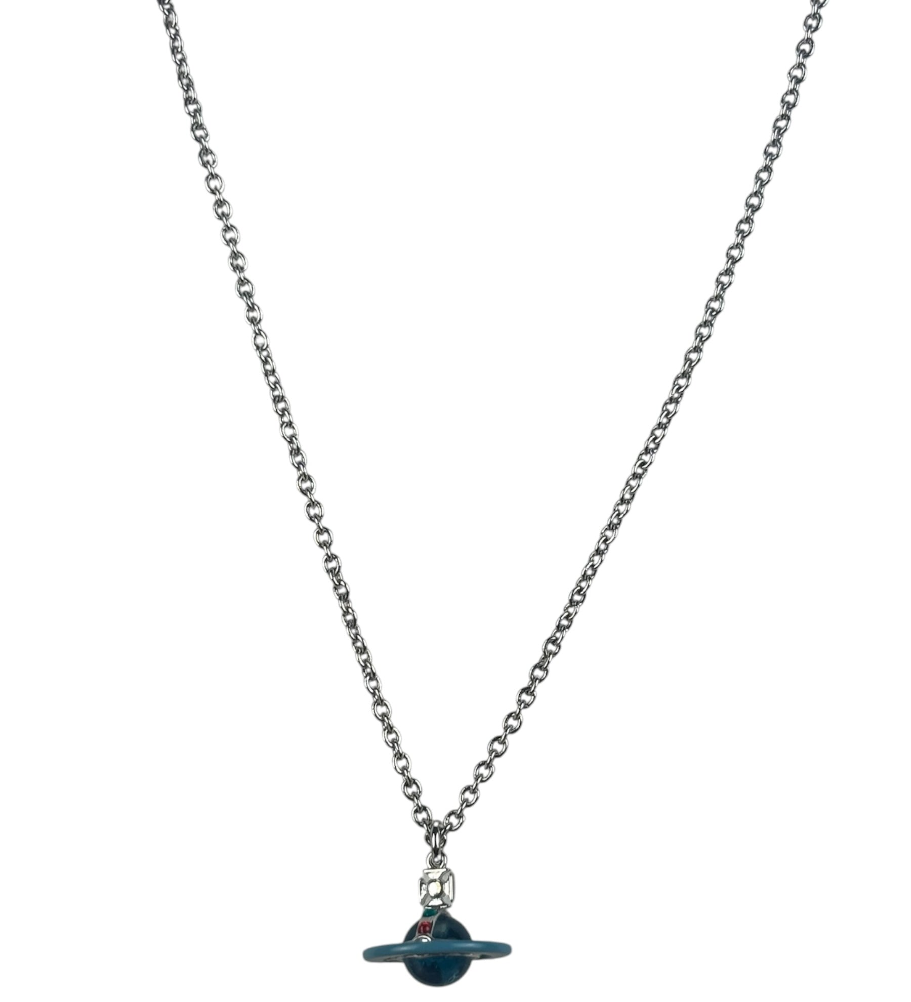 Vivienne Westwood Blue Orb Necklace