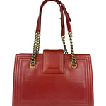 Chanel Red Leather Large Jetsetter Boy 2Way Handbag 2011