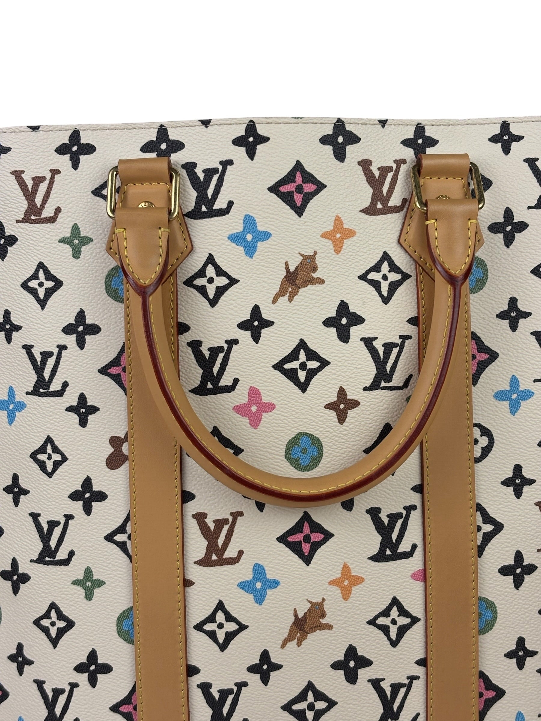 Louis Vuitton x Tyler Cream Monogram Craggy Sac Plat Tote