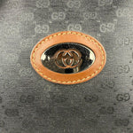 Gucci Vintage Micro GG Black/Brown Supreme Satchel Hand Bag