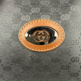 Gucci Vintage Micro GG Black/Brown Supreme Satchel Hand Bag