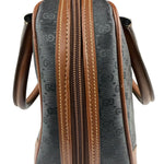 Gucci Vintage Micro GG Black/Brown Supreme Satchel Hand Bag