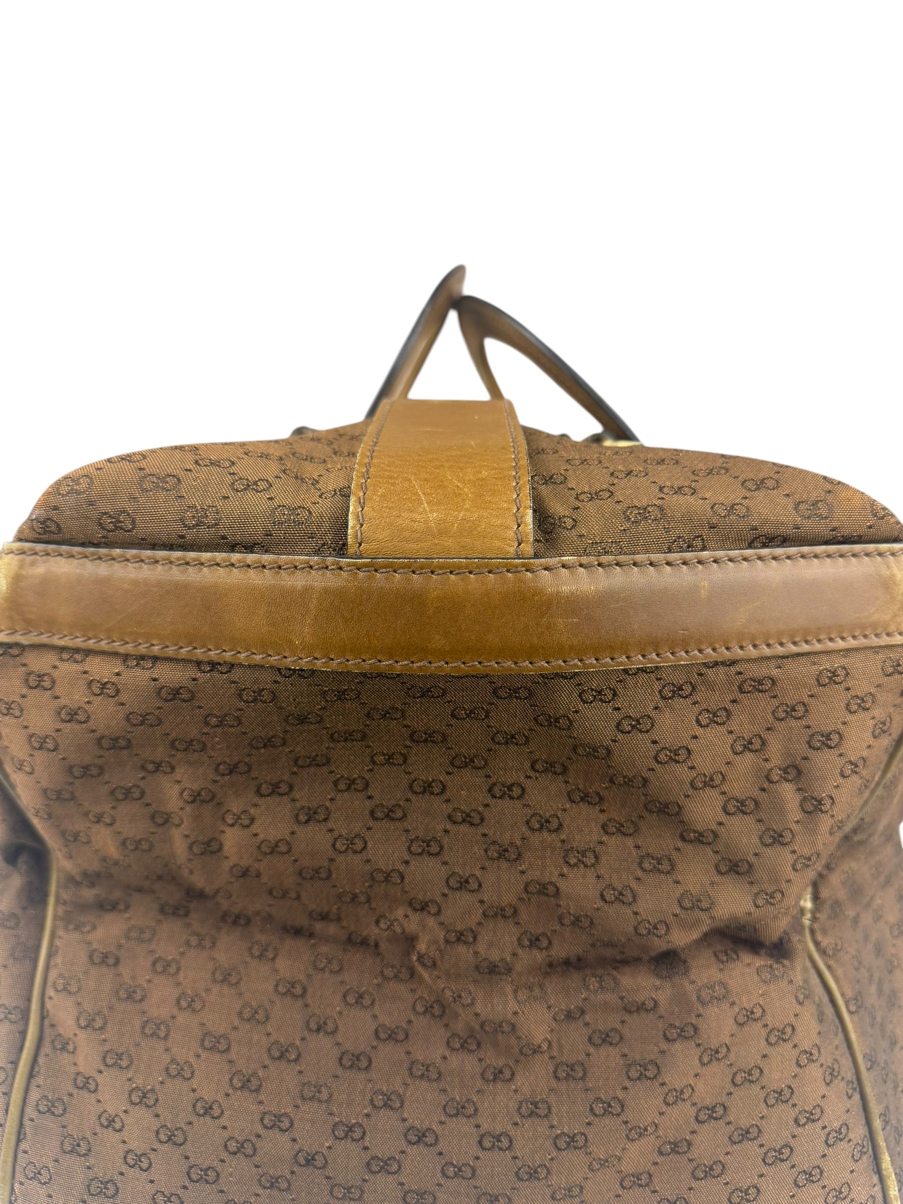 Gucci Vintage Micro GG Travel Bag